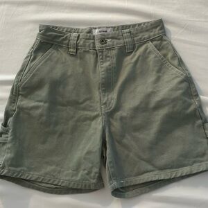 Cotton On Green Denim Shorts